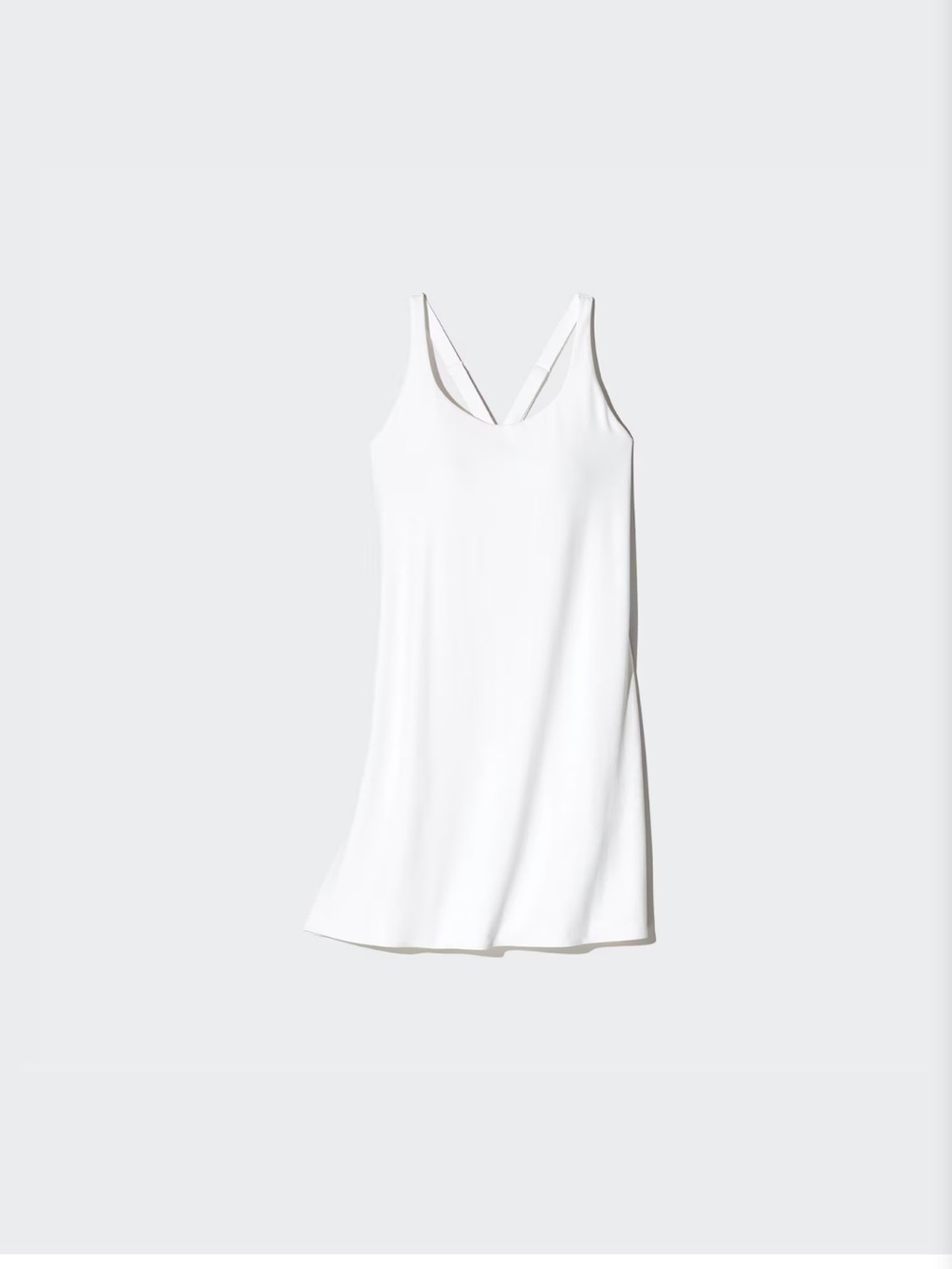 Uniqlo AIRism Soft Mini Bra Dress – White – Size M